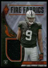 Tyree Wilson #FIRE-15 Football Cards 2023 Panini Phoenix Fire Fabrics Prices