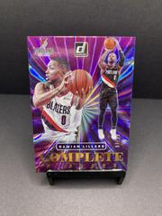 Damian Lillard [Purple Laser] #14 Basketball Cards 2021 Panini Donruss Complete Players Prices