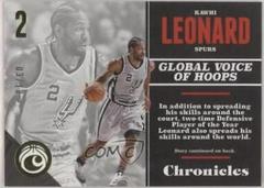 Kawhi Leonard [Gold] #89 Basketball Cards 2017 Panini Chronicles Prices