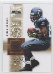 Deion Branch Football Cards 2007 SP Chirography Prices