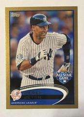 Derek Jeter [Gold] Baseball Cards 2012 Topps Update Prices
