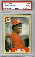 Vince Coleman Baseball Cards 1987 Topps Prices
