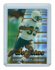 Karim Abdul Jabbar [Atomic Refractor] #155 Football Cards 1996 Bowman's Best Prices