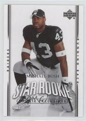 Michael Bush [Rookie Exclusives] #250 Football Cards 2007 Upper Deck Prices