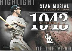 Stan Musial Baseball Cards 2015 Topps Highlight of the Year Prices
