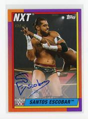 Santos Escobar [Purple] Wrestling Cards 2021 Topps Heritage WWE Autographs Prices