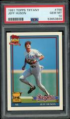 Jeff Huson #756 Baseball Cards 1991 Topps Tiffany Prices