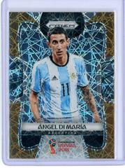 Angel Di Maria [Gold Lazer] Soccer Cards 2018 Panini Prizm World Cup Prices