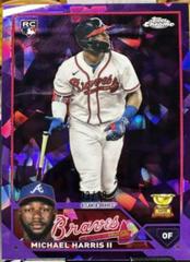 Michael Harris II [Purple] #226 Baseball Cards 2023 Topps Chrome Sapphire Prices