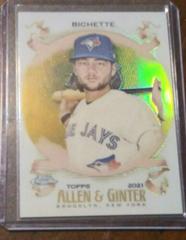 Bo Bichette [Gold Refractor] #61 Baseball Cards 2021 Topps Allen & Ginter Chrome Prices
