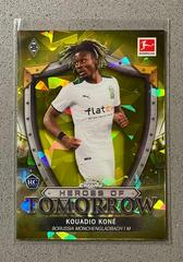 Kouadio Kone [Yellow] Soccer Cards 2021 Topps Chrome Bundesliga Sapphire Heroes of Tomorrow Prices