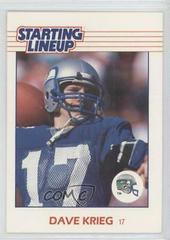 Dave Krieg Football Cards 1988 Kenner Starting Lineup Prices