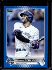 George Springer [Blue] #ASG-23 Baseball Cards 2022 Topps Update All Star Game Prices