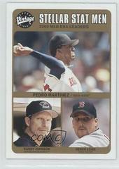 Derek Lowe, Pedro Martinez, Randy Johnson #234 Baseball Cards 2003 Upper Deck Vintage Prices