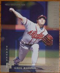 Greg Maddux [Silver Press Proof] Baseball Cards 1997 Panini Donruss Prices