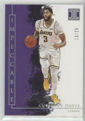 Anthony Davis [Holo Silver] #79 Basketball Cards 2019 Panini Impeccable Prices