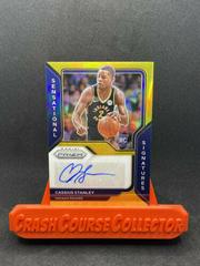 Cassius Stanley [Gold Prizm] Basketball Cards 2020 Panini Prizm Sensational Signatures Prices