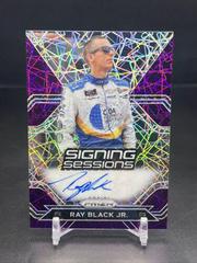 Ray Black Jr. [Purple Velocity] #S-RB Racing Cards 2021 Panini Prizm Signing Sessions Prices