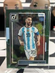 Lionel Messi [Green] #10 Soccer Cards 2022 Panini Donruss Prices
