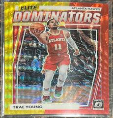 Trae Young [Red Gold Wave] Basketball Cards 2022 Panini Donruss Optic Elite Dominators Prices