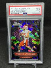 Trevor Lawrence [Black Holo Lux] Football Cards 2021 Wild Card Alumination Prices