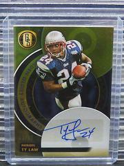 Ty Law #GO-TL Football Cards 2023 Panini Gold Standard Golden Oldies Autographs Prices