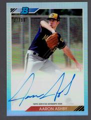 Aaron Ashby [Refractor] #AA Baseball Cards 2020 Bowman Heritage Chrome Autographs Prices