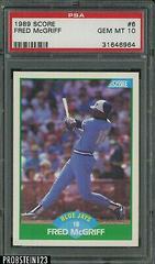 Fred McGriff #6 Baseball Cards 1989 Score Prices