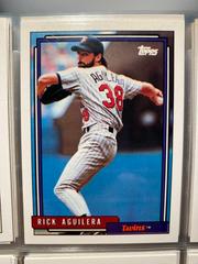 Rick Aguilera #44 Baseball Cards 1992 Topps Prices