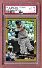 Aaron Judge [Gold Refractor] Baseball Cards 2018 Bowman Chrome Prices
