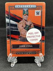 John Cena [Orange] Wrestling Cards 2022 Panini Impeccable WWE Stainless Stars Prices