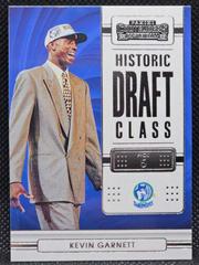 Kevin Garnett #8 Basketball Cards 2022 Panini Contenders Historic Draft Class Prices