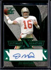 Joe Montana [Emerald Spectrum] Football Cards 2022 Leaf Ultimate Draft X Autographs Prices