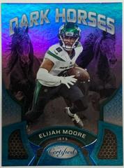 Elijah Moore [Teal] #DH-10 Football Cards 2022 Panini Certified Dark Horses Prices