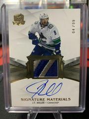 J. T. Miller #SP-JM Hockey Cards 2020 Upper Deck The Cup Signature Materials Prices