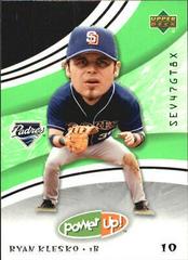 Ryan Klesko #25 Baseball Cards 2004 Upper Deck Power Up Prices