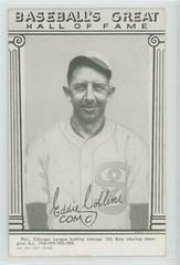 Eddie Collins Baseball Cards 1948 Baseball's Great Hall of Fame Exhibits Prices