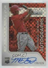 Michael Taylor [Red Power] Baseball Cards 2015 Panini Prizm Autograph Prizms Prices