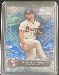 Spencer Strider [Blue] #BSR-50 Baseball Cards 2022 Bowman Sterling Prices