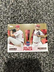 Zack Wheeler, Aaron Nola [Gold] #12P-10 Baseball Cards 2023 Topps One Two Punch Prices