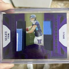 Will Levis [Purple] #RR-14 Football Cards 2023 Panini Plates and Patches Rookie Reflections Prices