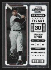 Orlando Cepeda #12 Baseball Cards 2023 Panini Chronicles Contenders Optic Prices