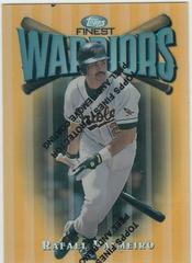 Rafael Palmeiro [Refractor] #156 Baseball Cards 1997 Finest Prices
