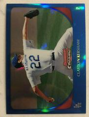 Clayton Kershaw [Blue Refractor] #52 Baseball Cards 2011 Bowman Chrome Prices