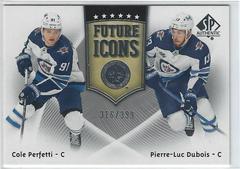 Cole Perfetti, Pierre Luc Dubois Hockey Cards 2021 SP Authentic Future Icons Prices