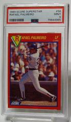 Rafael Palmeiro #56 Baseball Cards 1989 Score Superstars Prices