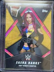 Sasha Banks [Gold] #WC-18 Wrestling Cards 2018 Topps WWE Women's Division Champion Prices
