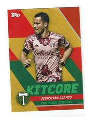 Sebastian Blanco [Orange] Soccer Cards 2023 Topps MLS Kitcore Prices