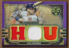 Alex Bregman [Amethyst] Baseball Cards 2022 Topps Triple Threads Relics Prices