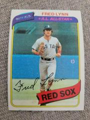 Fred Lynn [Error] #110 Baseball Cards 1980 Topps Prices